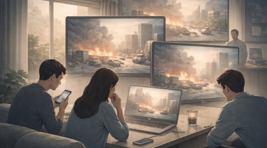 Media behaviour during crisis